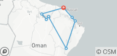  Oman in 7 Days: From Mountain Heights to Desert Nights - 8 destinations 