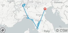  De schatten van Italië: kunst, eten en wijn (van Stresa naar Venetië) (2027) (Standaard) - 17 bestemmingen 