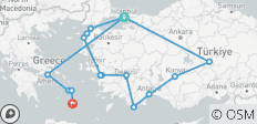  Premium Turkey et; The Cyclades Islands in Depth - La Turquie et les îles Cyclades en profondeur (18 destinations) - 18 destinations 