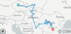  Premium Prague à Bucarest (25 destinations) - 25 destinations 