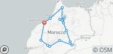  9-Day Morocco Imperial Cities &amp; Desert Tour from Casablanca - 15 destinations 