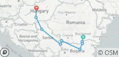  Balkan Jewels Boekarest → Boedapest (2028) - 9 bestemmingen 