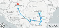  Juwelen van de Balkan met Boekarest en Transsylvanië Boekarest → Boedapest (2028) - 14 bestemmingen 