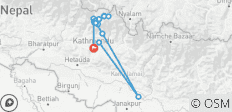  Langtang-trektocht over de Laurebina-pas (17 dagen) - 15 bestemmingen 