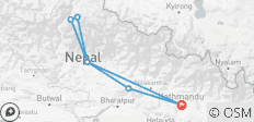  Circuito de peregrinación a Pashupatinath, Manakamana y Muktinath – 7 días - 8 destinos 