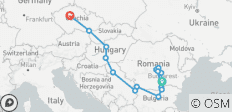  Juwelen van de Balkan met Transsylvanië en Praag Boekarest → Praag (2028) - 16 bestemmingen 