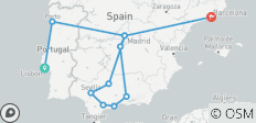  Circuit de 13 jours à travers le Portugal et l\'Espagne | Hôtels 4 étoiles | Transferts, petits-déjeuners et visites touristiques inclus - 11 destinations 