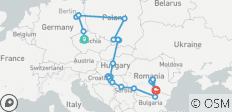  Oost-Europa met een avontuur op de Balkan en Transsylvanië 2028 – van Praag naar Boekarest (2028) - 24 bestemmingen 