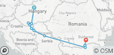  Balkan-avontuur Boedapest → Boekarest (2028) - 10 bestemmingen 