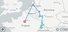  El Rin y el Mosela con París-Basilea → París (2028) - 11 destinos 