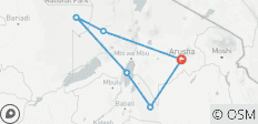 8 Days Northern Tanzania Safari - 6 destinations 