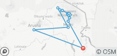  Kilimanjaro Trek via the Lemosho Route 10 Days - 14 destinations 