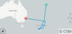  Classic New Zealand with Fiji and Sydney - 12 destinations 