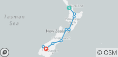  Classic New Zealand - 13 destinations 
