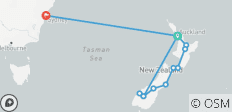  Classic New Zealand with Sydney - 12 destinations 