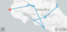  Costa Rica: Coast to Coast with Tortuguero - 15 destinations 
