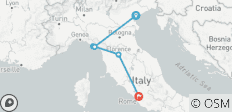  Höhepunkte Italiens - 8 Destinationen 
