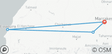 5-Day Marrakech Short Break: Marrakech, Essaouira &amp; Agafay Desert - 4 destinations 