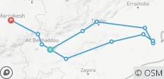  From Ouarzazate : 3-Days Private Merzouga Desert Tour To Marrakech - 12 destinations 