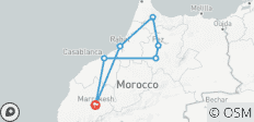  From Marrakech: 3-Day Private Imperial Cities &amp; Chefchaouen Tour - 7 destinations 