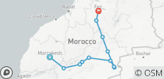  3-Day Private Tour to Fez via Merzouga Desert From Marrakech - 12 destinations 