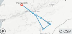  From Marrakech: Private 3-Day Big Sahara Trip to Erg Chigaga - 8 destinations 
