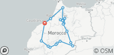  9-daagse privéreis door Marokko: Chefchaouen, Fez, de woestijn en Marrakesh vanuit Casablanca - 18 bestemmingen 