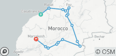  6-Days Private Tour To Marrakech Via Imperial Cities &amp; Desert From Casablanca - 16 destinations 