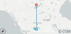  8-Day Canadian Rockies &amp; Yellowknife Northern Lights Winter Tour: Calgary to Yellowknife - 8 destinations 