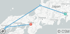  Tokyo to Osaka: Neon-lit Cities &amp; Tranquil Countryside - 6 destinations 