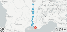  Bourgogne et Provence (2028) (De Lyon à Arles, 2028) - 10 destinations 