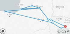  París y Normandía (2028, de París a París) - 12 destinos 