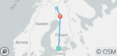  Finnisches Lappland im Winter (4 Destinationen) - 4 Destinationen 