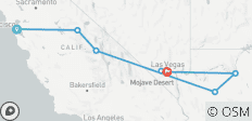  Droomreis door Californië &amp; Nevada: het ultieme avontuur in het zuidwesten - 8 bestemmingen 