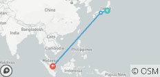  Lo mejor de Japón y Singapur con tren bala, desayunos, traslados y visitas turísticas - 3 destinos 