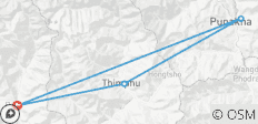  Bhutan - Entdeckungsreise: 7 Tage Reise durch Thimphu, Punakha und das Tigernest - 4 Destinationen 