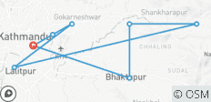  Nepal-Rundreise: Kathmandu, Nagarkot und Bhaktapur – 5 Tage (Hoteloptionen: 3★, 4★ und 5★) - 8 Destinationen 