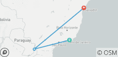  Die Höhepunkte Brasiliens - 3 Destinationen 