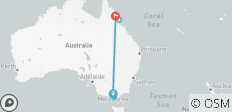  Hoogtepunten van de reis van Melbourne naar Cairns - 8 bestemmingen 