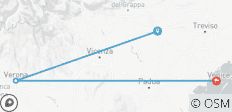 Een uitstapje naar Venetië en Verona - 3 bestemmingen 