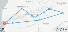  9-daagse privéreis door Marokko: van Agadir naar Agadir - 11 bestemmingen 