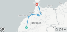  Tour privado de 7 días por las ciudades imperiales, de Marrakech a Tánger - 8 destinos 