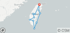  Klassische Taiwan-Rundreise | 14 Tage - 11 Destinationen 