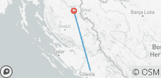  2-tägige Tour zu den Krka-Wasserfällen und den Plitvicer Seen ab Split - 2 Destinationen 
