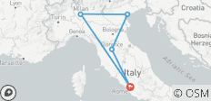  Italia Eterna - Begeleide treinreis in kleine groep - 5 bestemmingen 