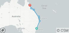  Australie : Plages et récifs (sans voile (à partir d\'avril 2027)) - 17 destinations 