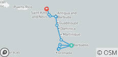  Discover Eastern Caribbean &amp; Grenadines 2026-2027 - 15 Days - 17 destinations 