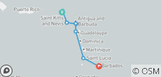  Eastern Caribbean with St. Barths 2026-2027 - 8 Days (9 destinations) - 9 destinations 