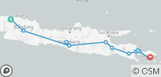  Jakarta naar Ubud - 13 bestemmingen 