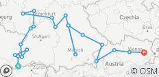  Christmastime from Basel to Vienna - 22 destinations 